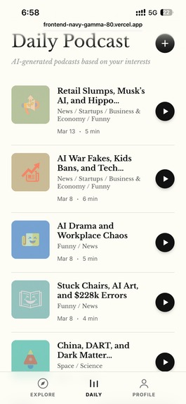 YourPodcast – screenshot 1