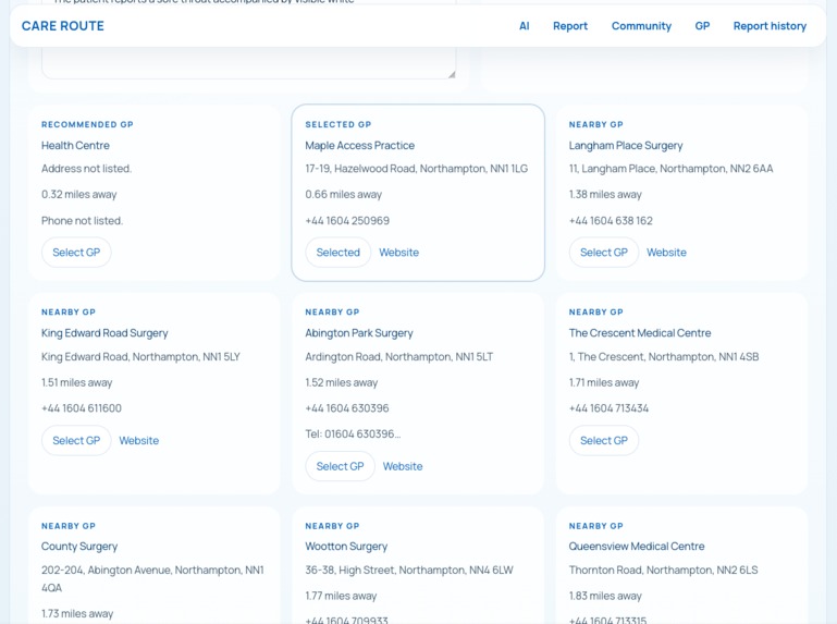CareRoute  – screenshot 6