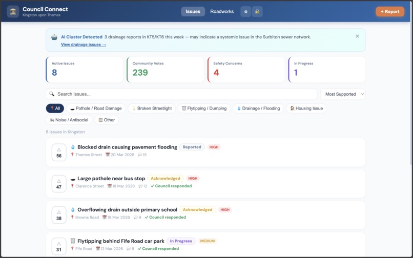 Council Connect – screenshot 1
