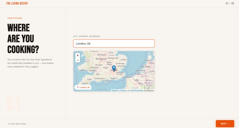The Living Recipe – screenshot 1