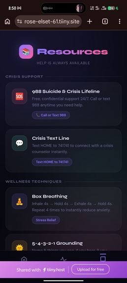 MindCheck– Daily AI Wellness Companion – screenshot 1