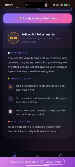 MindCheck– Daily AI Wellness Companion – screenshot 3