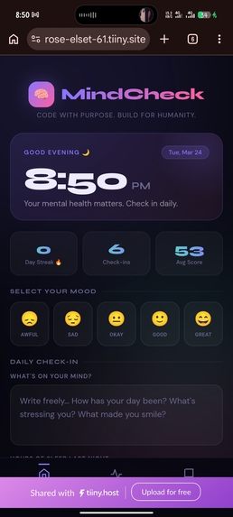 MindCheck– Daily AI Wellness Companion – screenshot 5