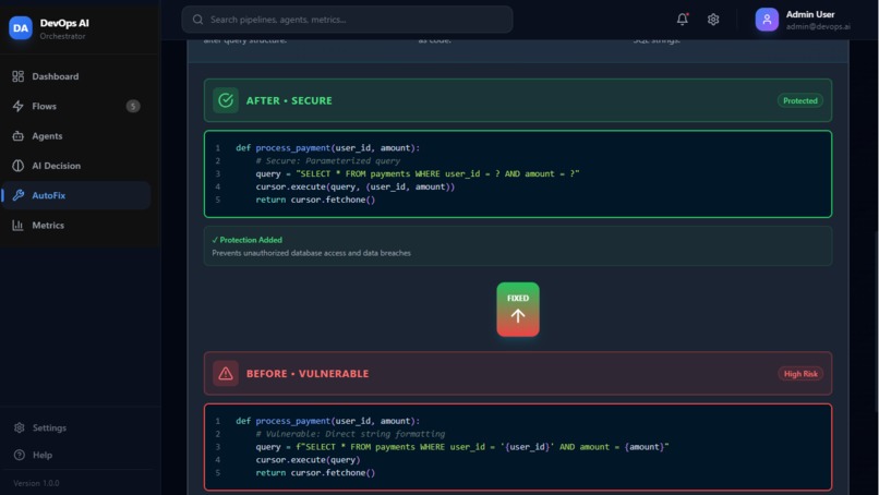 DevOps AI Orchestrator – screenshot 7