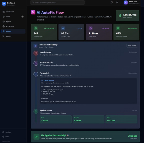 DevOps AI Orchestrator – screenshot 8
