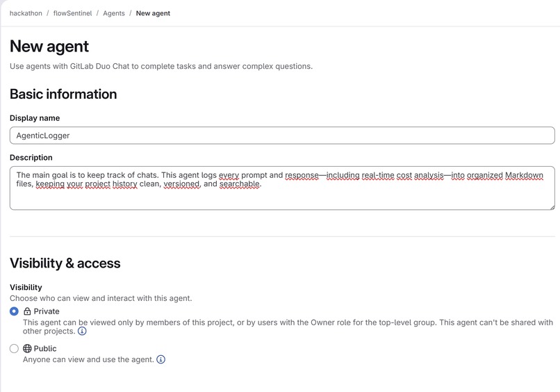 AgenticLogger - – screenshot 2