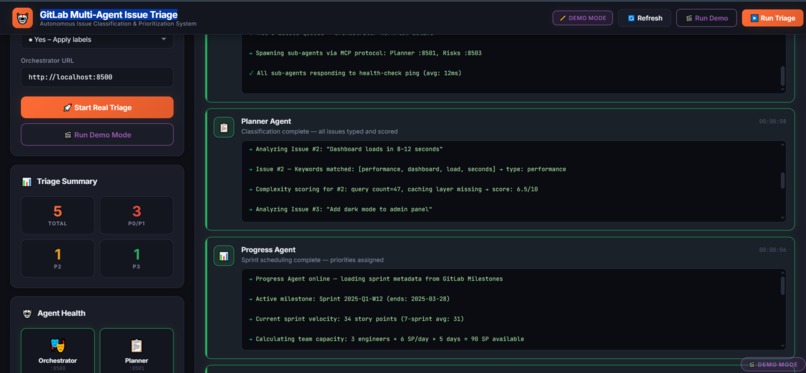 GitLab Multi-Agent Issue Triage – screenshot 3