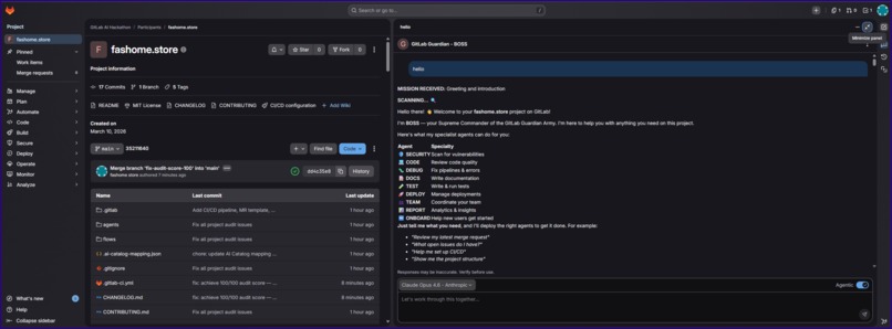 GitLab Guardian Army — AI Multi-Agent DevSecOps System – screenshot 1