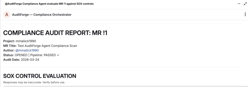 AuditForge – screenshot 1