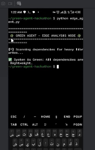 Green Agent: Sustainable Code Intelligence – screenshot 1