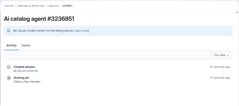 Dependency Modernizer – screenshot 4