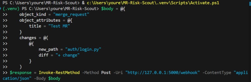 MR Risk Scout – screenshot 2