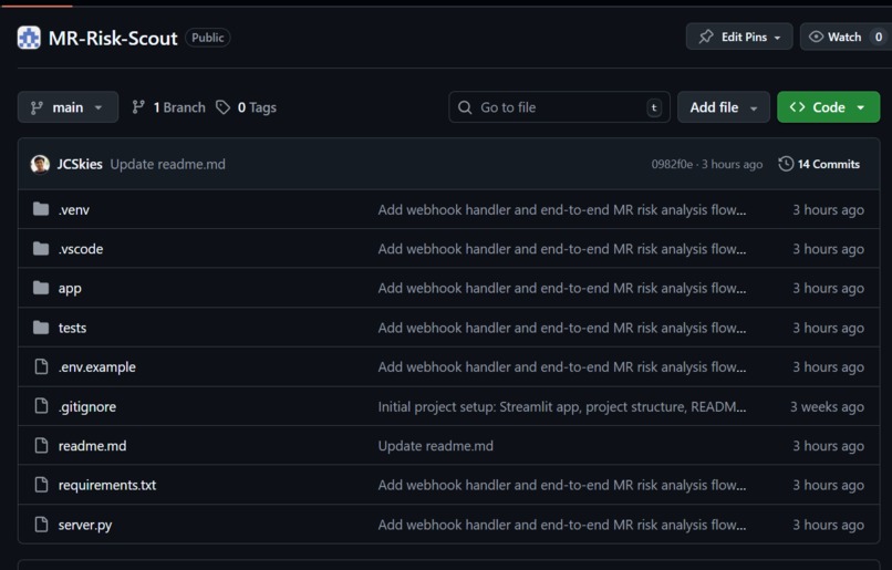 MR Risk Scout – screenshot 4