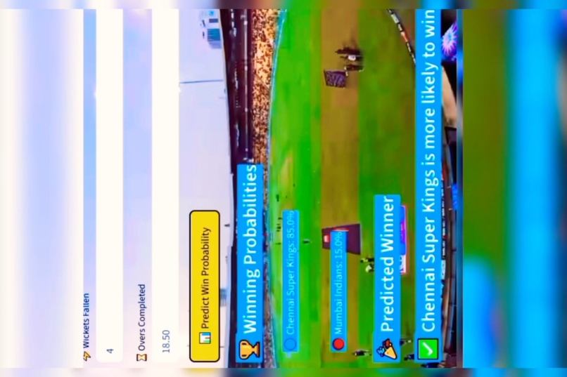 IPL Win Prediction System – screenshot 1