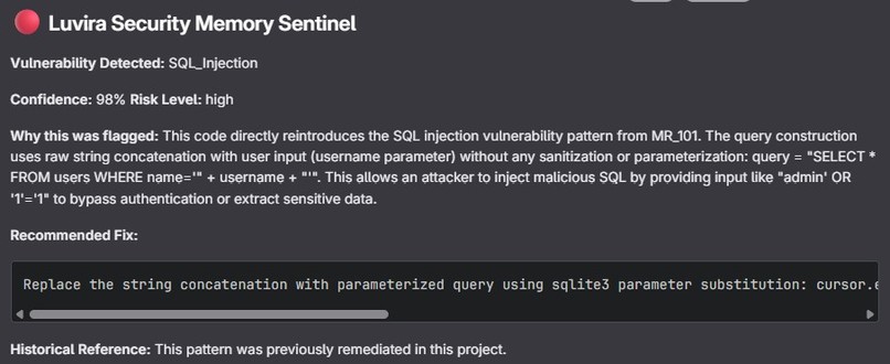 Luvira Security Memory Sentinel – screenshot 3