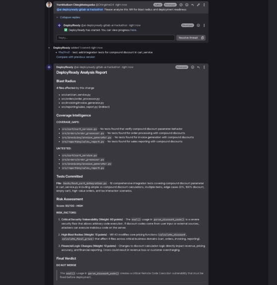 DeployReady – screenshot 1