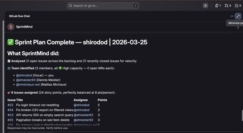SprintMind – screenshot 2