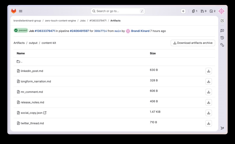 Zero Touch Content Engine – screenshot 3