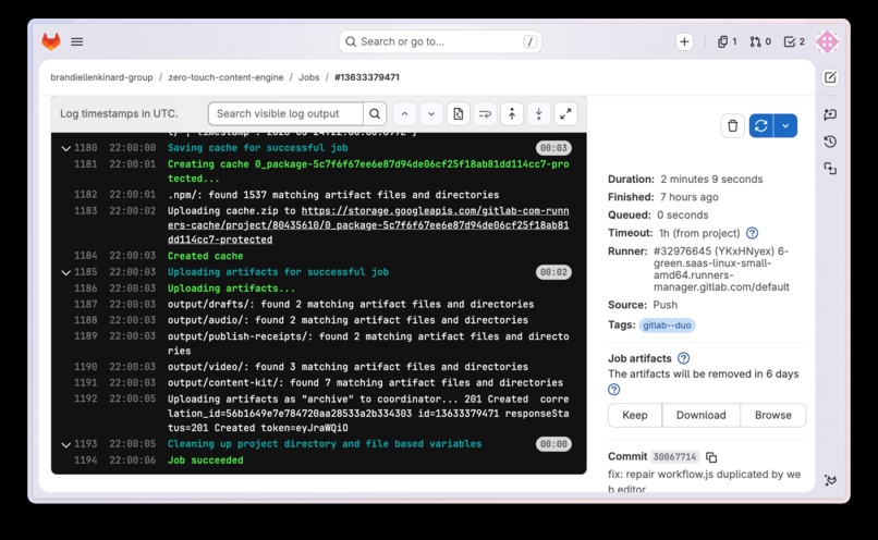 Zero Touch Content Engine – screenshot 4