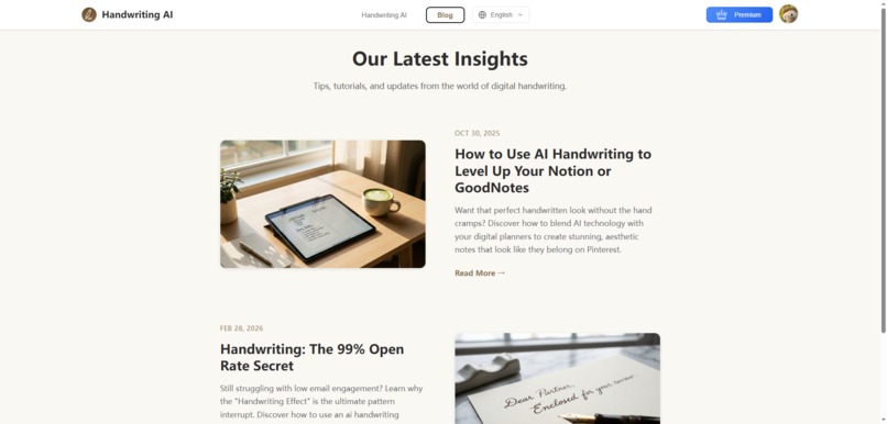 Handwriting AI – screenshot 2