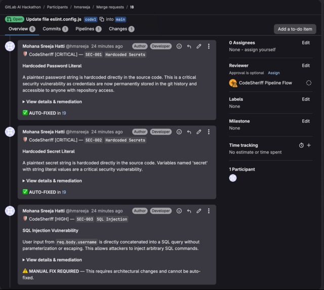 CodeSheriff – screenshot 2