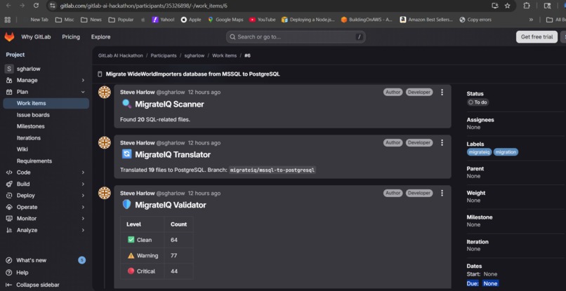 MigrateIQ - SQL dialect translator and full migration plan – screenshot 4