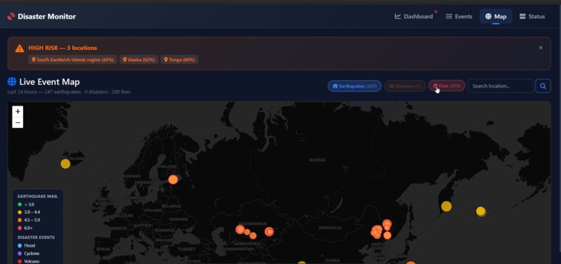 Real-Time Disaster Monitoring & Alert System – screenshot 4