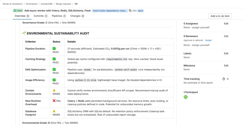 ESG-Ops Agent – screenshot 2