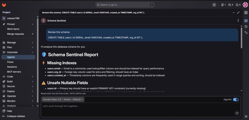 Schema Sentinel – screenshot 2