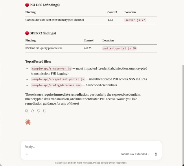 Compliance Sentinel — Autonomous DevSecOps Governance Agent – screenshot 4