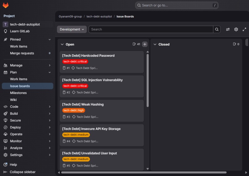 SDLC Autopilot – screenshot 2