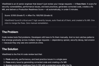VibeShield — AI Senior Engineer for Vibe-Coded Projects