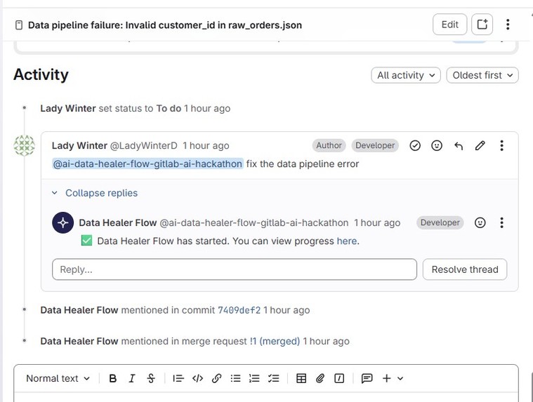 DataOps Auto-Healer – screenshot 1