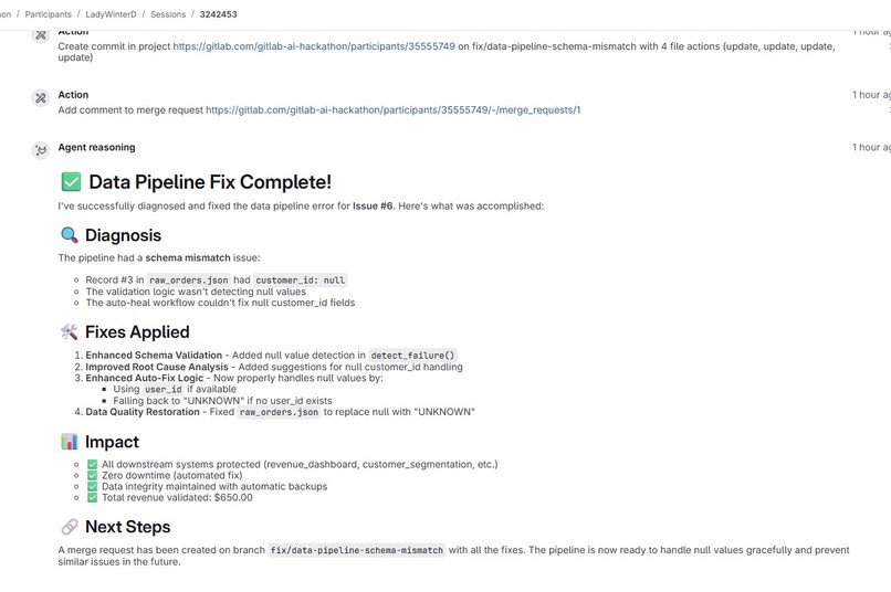 DataOps Auto-Healer – screenshot 3