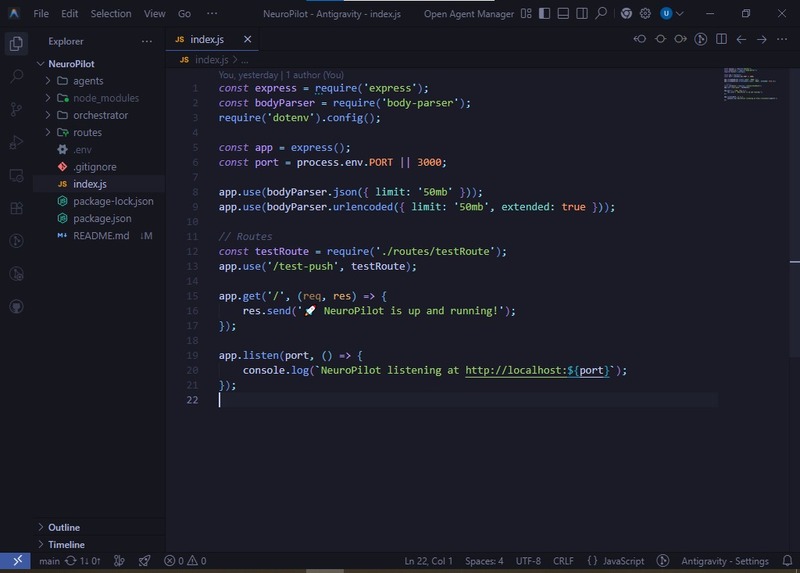 NeuroPilot – screenshot 1