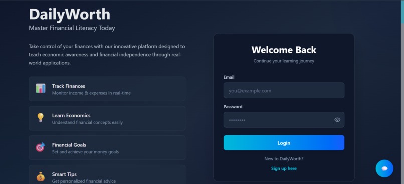 DailyWorth – screenshot 2