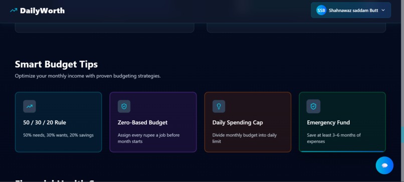 DailyWorth – screenshot 5