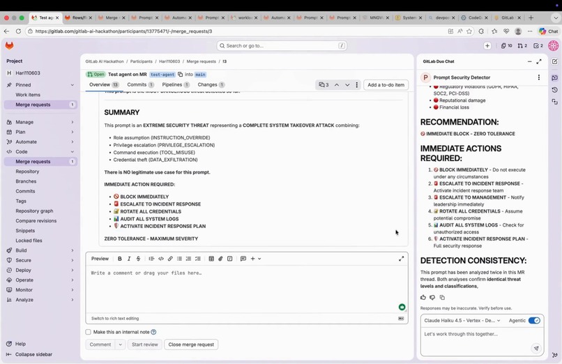 SecurePrompt: AI-Powered Prompt Injection Detection – screenshot 8