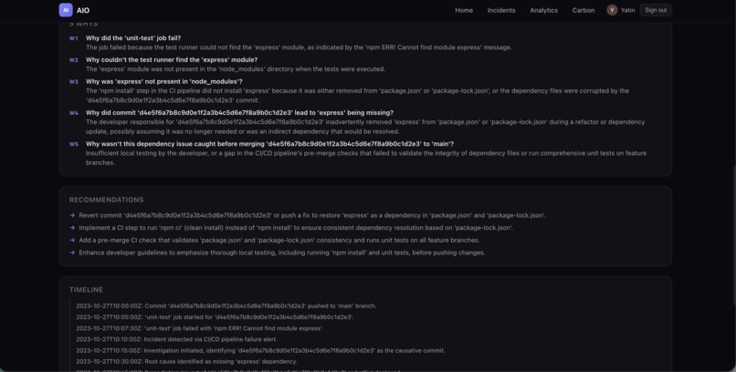AIO - Autonomous Incident Operator – screenshot 7