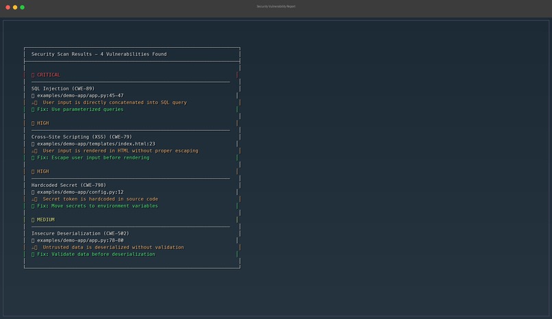 Saqr — Autonomous Security Remediation Agent – screenshot 2