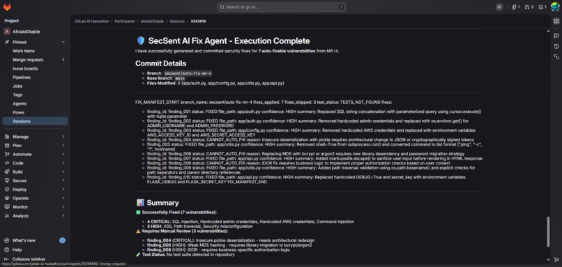 SecSent AI – screenshot 3