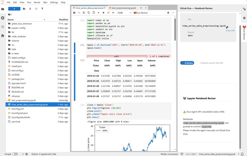 GitLab Duo Notebook Analyzer – screenshot 2