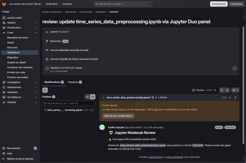 GitLab Duo Notebook Analyzer – screenshot 3