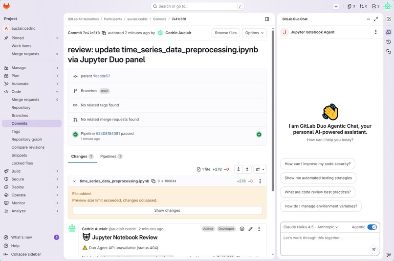 GitLab Duo Notebook Analyzer – screenshot 5