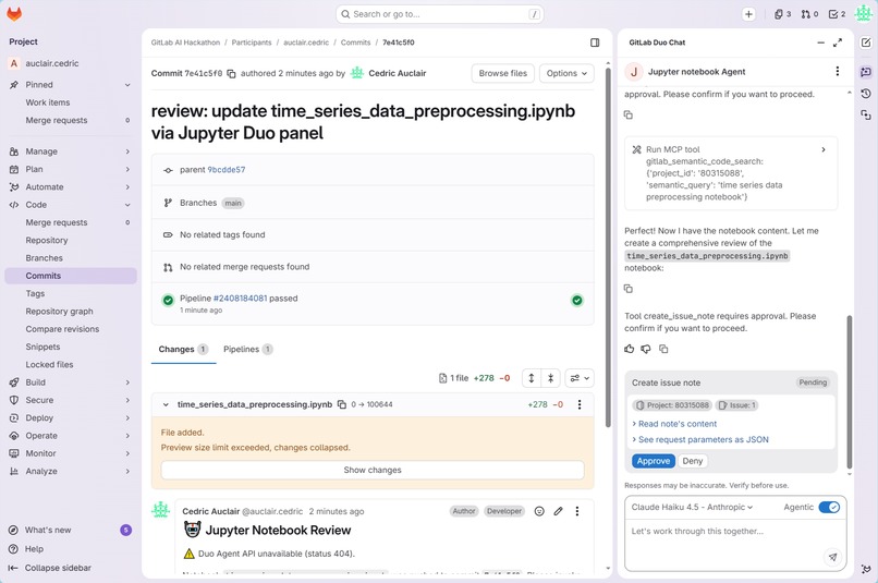 GitLab Duo Notebook Analyzer – screenshot 6