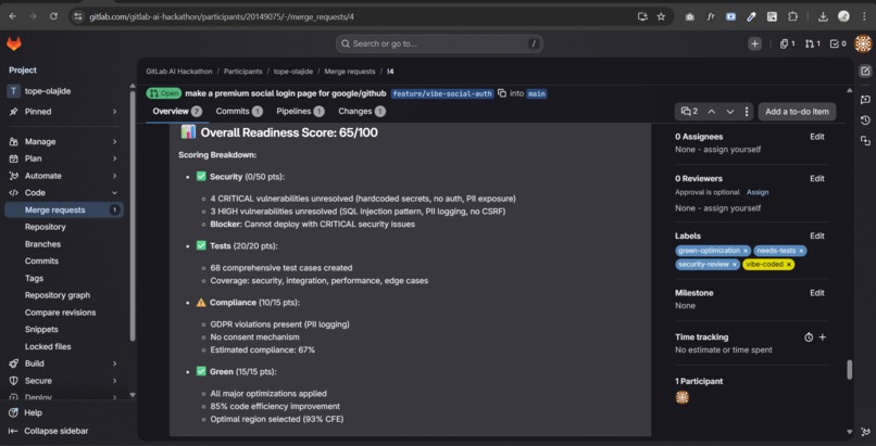 VibeGuard Flow  – screenshot 4