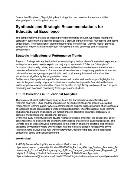 Student Performance Trends: Statistics and Predictive Model – screenshot 9