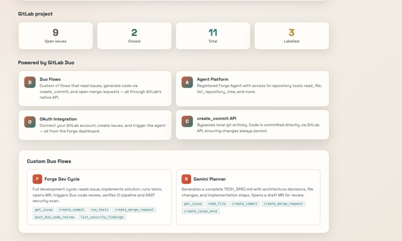Forge — Autonomous AI Development Agent – screenshot 2