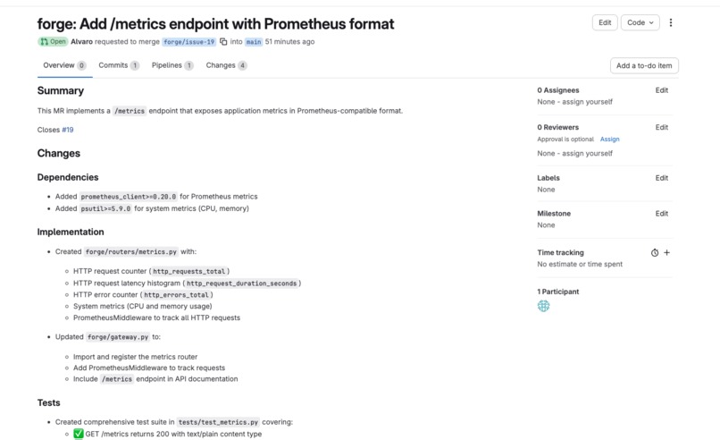Forge — Autonomous AI Development Agent – screenshot 9