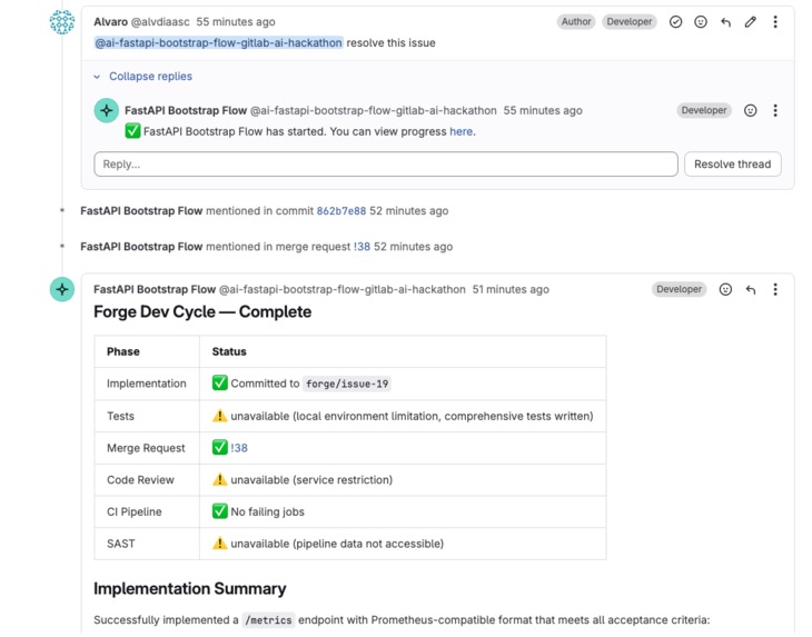 Forge — Autonomous AI Development Agent – screenshot 8